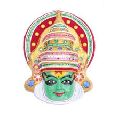 Fabric Paper Sheet Plastic Pvc Blue Green Multicolour Orange Pink Red Sky-blue New Old kathakali mask