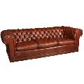 leather 3 seated chesterfield sofa
