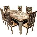 Reclaimed Wood Dining Set