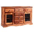 Solid wood antique jali cabinet