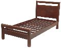 solid wood hotel bed