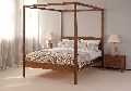 solid wood poster bed