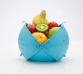 Blue Plastic Fruit Basket