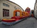 5006315- Commercial Amusement Park Giant Inflatable Volcano Water Slip Slide