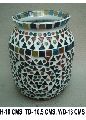 Available In Many Colors Mosaic Glass Flower Vase