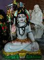 3 Feet White Marble Shiv ji Statue