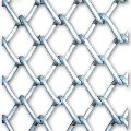 Grey Polished stainless steel chain link fence