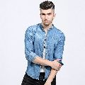 Available in many different colors Plain Half Sleeve Long Sleeve Mens Denim Shirts