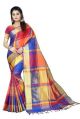 Multicolor Checked Cotton Sarees