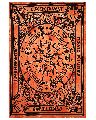 Floral Design Indian Cotton Wall Hanging Tapestry