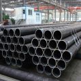 Round Grey Polished low carbon steel pipes