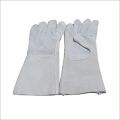 White Leather Welding Gloves