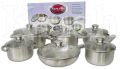 Encapsulated Regular Cookware Set with Riveted Steel Handles