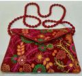 Embossed Bikaner House hand embroidered fashion bag
