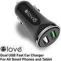 18W Max Elove dual usb car charger