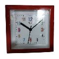 Brown Square Wall Clock