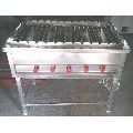 Stainless Steel Square Grey New Polished Electric Lpg Barbeque