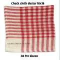 Checkered Cloth Duster