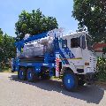 Truck mounted hydraulic drilling machine
