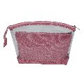Jute Pouch With Zipper Top