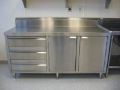 Stainless Steel Cabinet Table