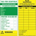 Scaffold Lockout Tag