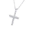 Sterling Silver Cross Religious Pendant