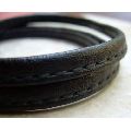 Pasted Stitched Flat Leather Cord