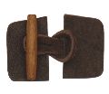 Split Suede Leather Toggle Buttons