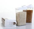 Easy Flow Plastic Kitchen Storage Jars and Container Set, Kitchen Storage Container, Cereal Dispense