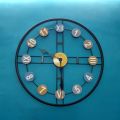 Wall clock with Mixed Numbers