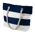 12 Oz Canvas Beach Bag With Inside Hanging Zip Pocket