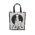 PP Laminated Jute Three Bottle Bag With Jute Handle