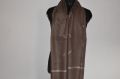 Brown Embroidered bootidar pashmina stole