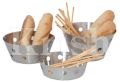 Heavy Bread Basket with Round Cutting