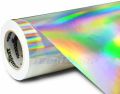 Polyster silver Printed metallized holographic film
