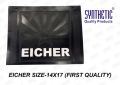 Rubber Rectangular Square Black Synthetic eicher mud flaps