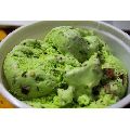Green pan masala ice cream