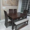 Brown Wooden dining table