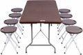 Brown CRAFT Plastic Folding Table