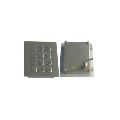 Aluminum Metal Glossy Square Silver New stainless steel numeric keypad