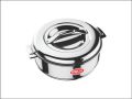Silver Chrome Finish Round stainless steel hot pot