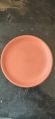 Brown Round Clay Plate