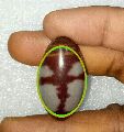 natural cross symbol made on narmadeshwar shivlinga
