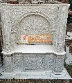 Carved White Marble Temple