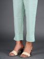 Woven Green Pant