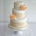 Pearls Wedding Anniversary Cake