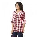 Maroon Check Shirts