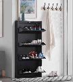 Jumbo 4 Door Metal Shoe Rack