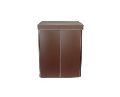 Brown Leather Foldable Laundry Box